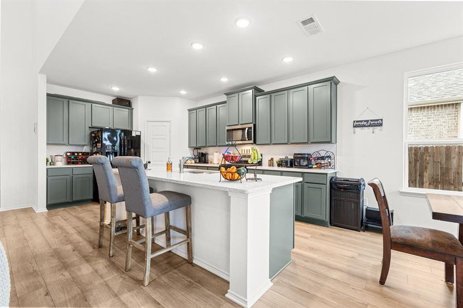 Furnished interior view inside a new home in Waterscape 50s Sales Phase 2, Royse City (Image 7).