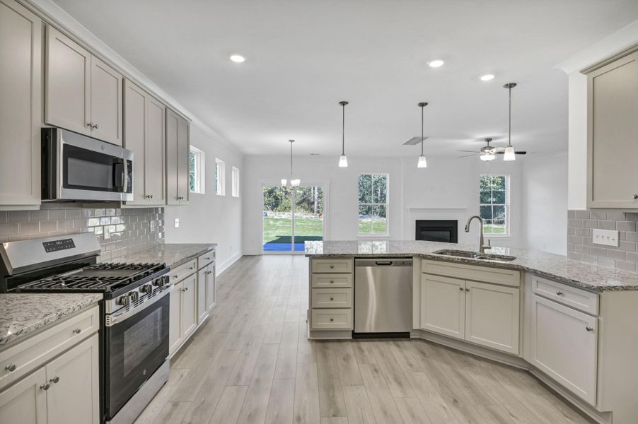 Furnished interior view inside a new home in Ashton Lakes, Lexington (Image 11).