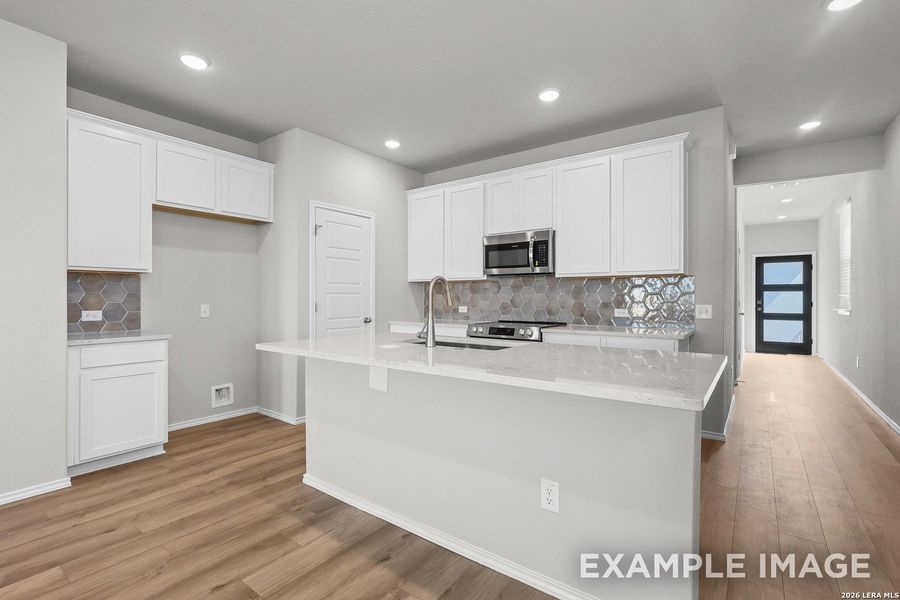 Furnished interior view inside a new home in Applewhite Meadows, San Antonio (Image 5).