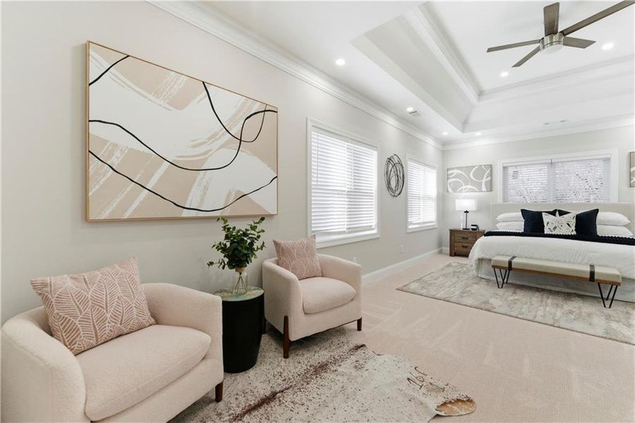 Furnished interior view inside a new home in , Atlanta (Image 29). Furnished interior view inside a new home in , Atlanta (Image 29).