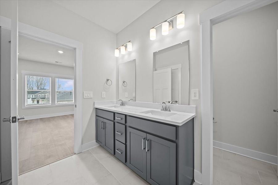 Furnished interior view inside a new home in Cedar Shoals - Signature Collection, Piedmont (Image 11).