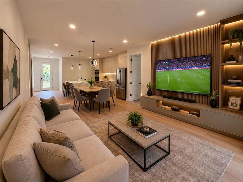 Furnished interior view inside a new home in , Port Charlotte (Image 9).