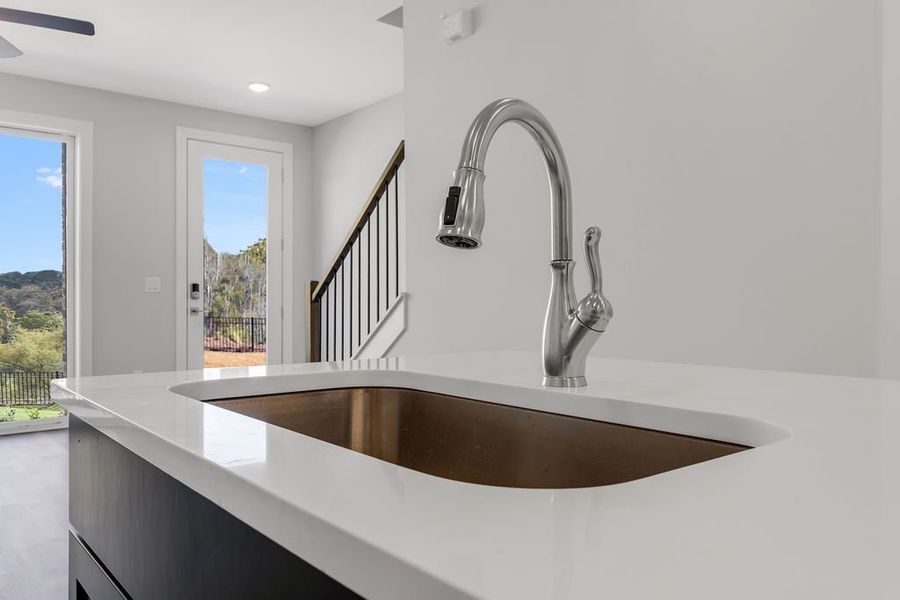 Close-up of interior finishes inside a home in Echo Park, Suwanee (Image 19).