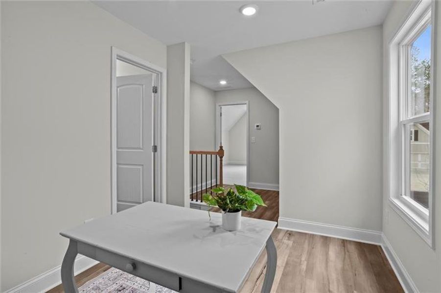 Furnished interior view inside a new home in Stratford at NatureWalk, Dallas (Image 32).