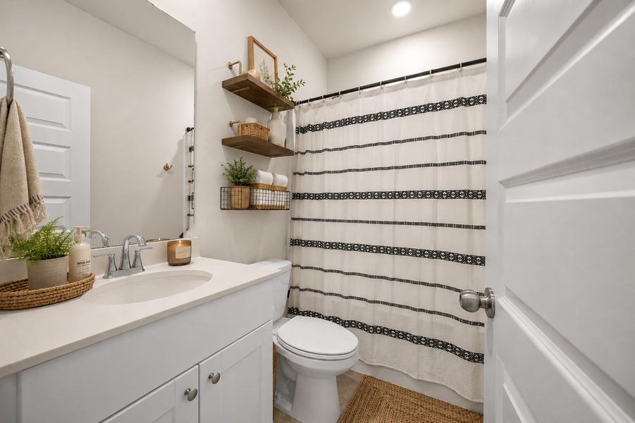 Furnished interior view inside a new home in Sweetgrass at Summers Corner, Summerville (Image 9).