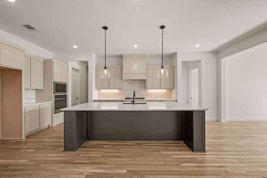 Furnished interior view inside a new home in Rolling Creek Ranch, Aledo (Image 14).