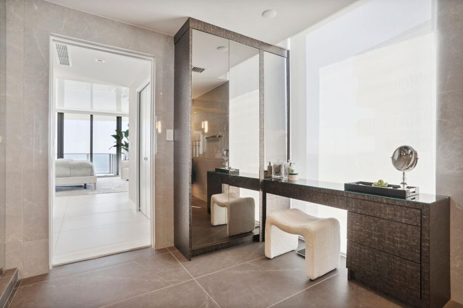 Furnished interior view inside a new home in , Pompano Beach (Image 8). Furnished interior view inside a new home in , Pompano Beach (Image 8).