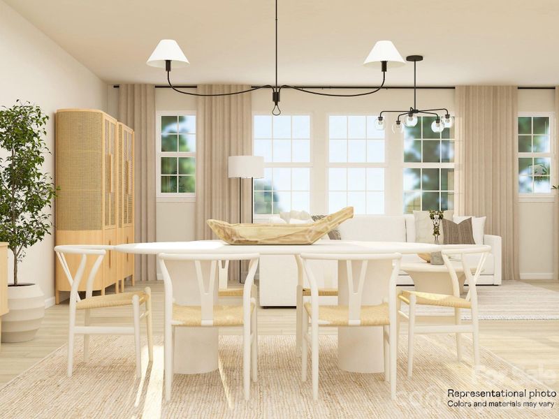 Furnished interior view inside a new home in Village of Waxhaw, Waxhaw (Image 27).