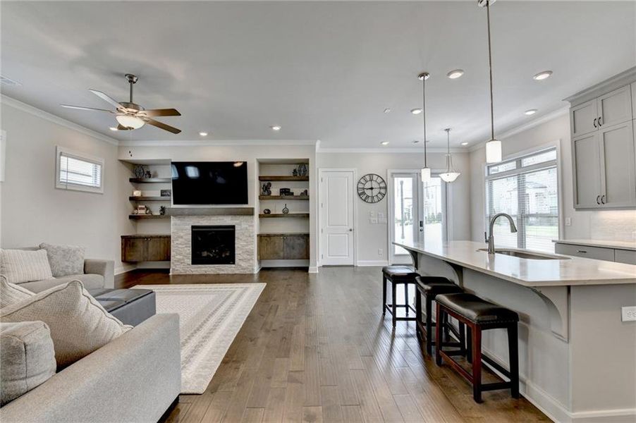 Furnished interior view inside a new home in , Duluth (Image 38).