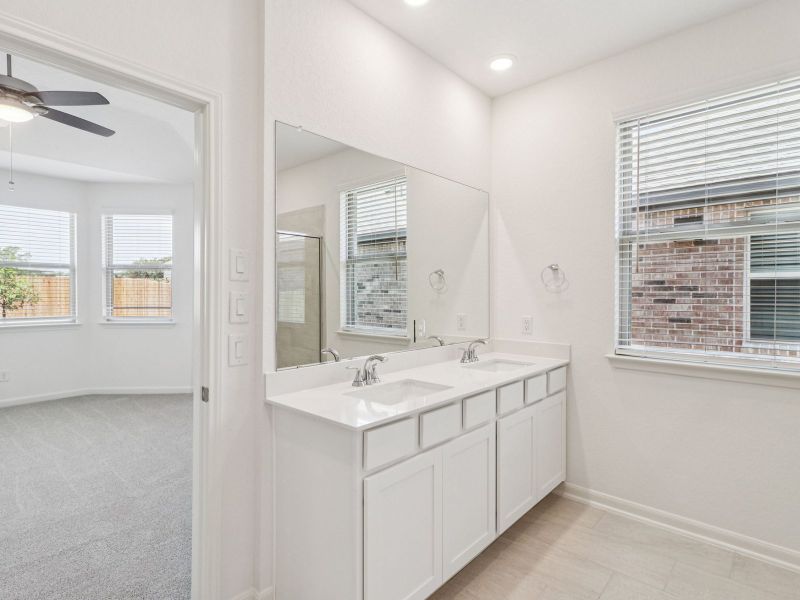 Furnished interior view inside a new home in Kallison Ranch, San Antonio (Image 13).