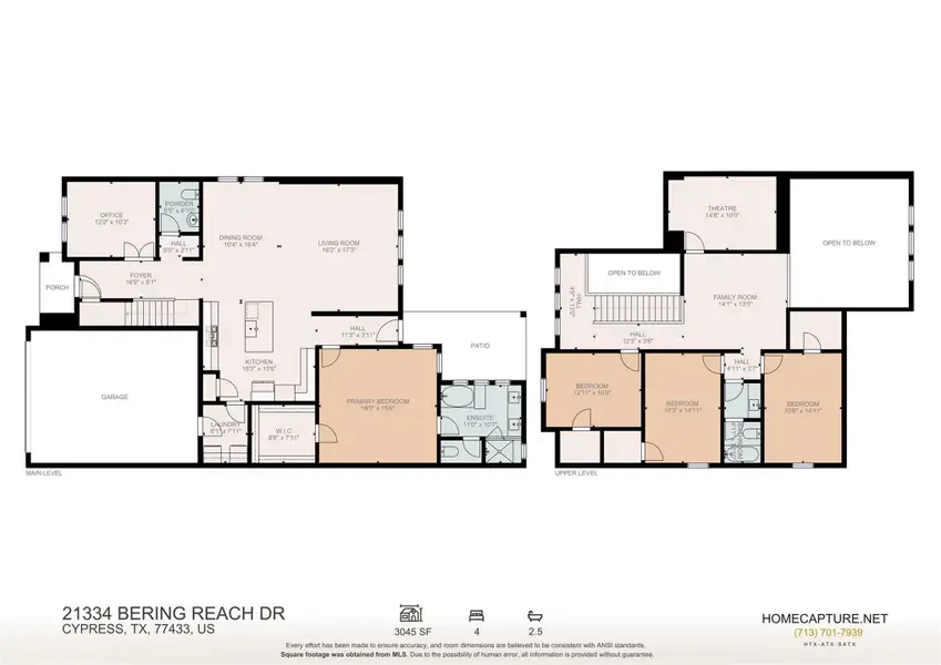 2D floor plan layout of this home in , Cypress, TX (Image 5).
