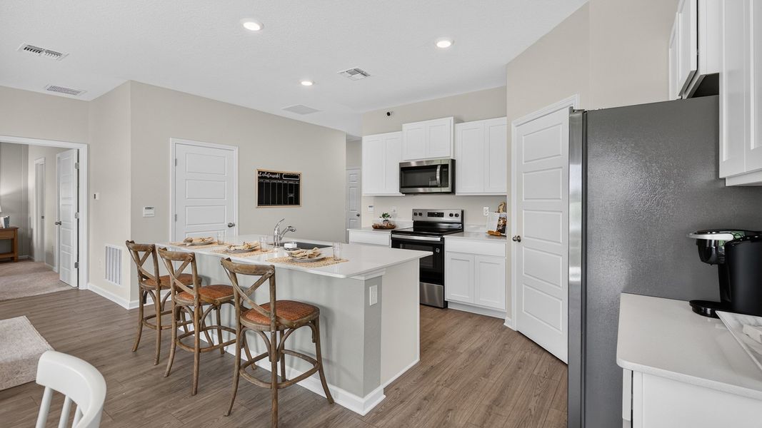 Furnished interior view inside a new home in Copes Landing, Jacksonville (Image 9).