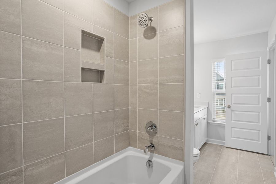 Furnished interior view inside a new home in Sweetbrier, Durham (Image 16).