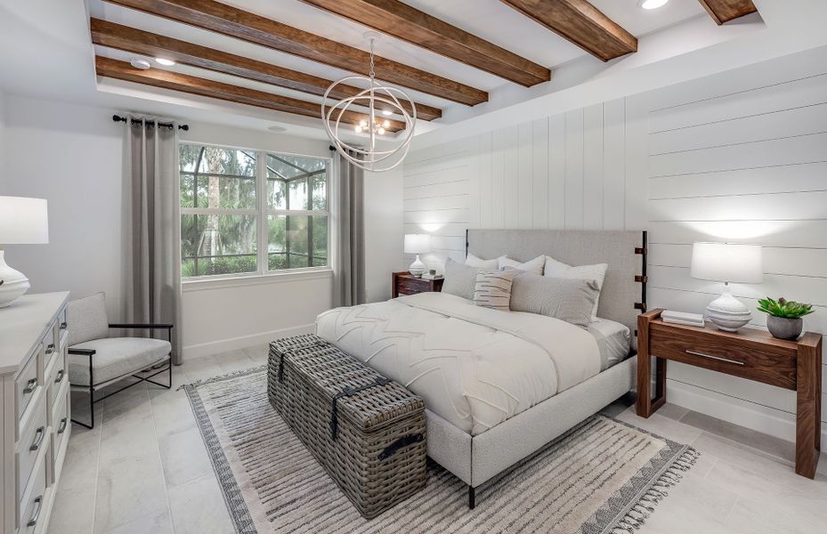 Furnished interior view inside a new home in TerraWalk at Babcock Ranch, Alva (Image 3).