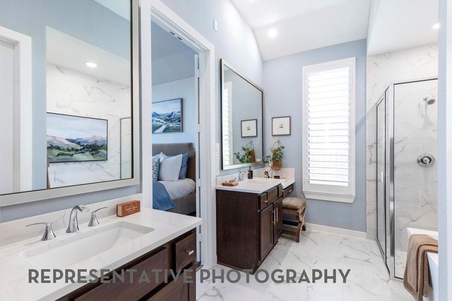 Furnished interior view inside a new home in Parkside On The River, Georgetown (Image 17). Furnished interior view inside a new home in Parkside On The River, Georgetown (Image 17).