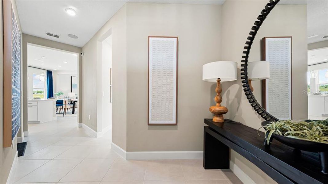 Furnished interior view inside a new home in Indigo Creek, Apollo Beach (Image 12).