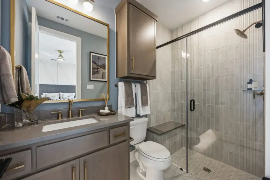 Representative furnished interior of a home built from the Rosalie by Landon Homes in Fields - Brookside, Frisco (Image 24).