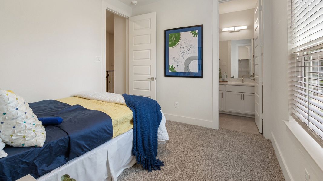 Furnished interior view inside a new home in Shady Acres, Houston (Image 19).