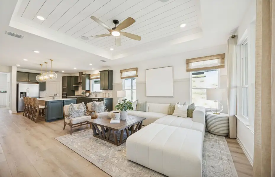 Furnished interior view inside a new home in Del Webb at Trinity Falls, McKinney (Image 8).