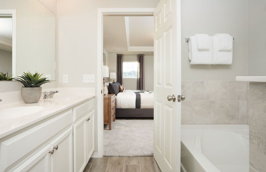 Representative furnished interior of a home built from the Mesilla by Centex in Horizon Ridge, San Antonio (Image 15). Representative furnished interior of a home built from the Mesilla by Centex in Horizon Ridge, San Antonio (Image 15).
