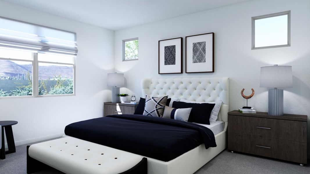 Owner's Bedroom - Virtually Staged Owner's Bedroom - Virtually Staged