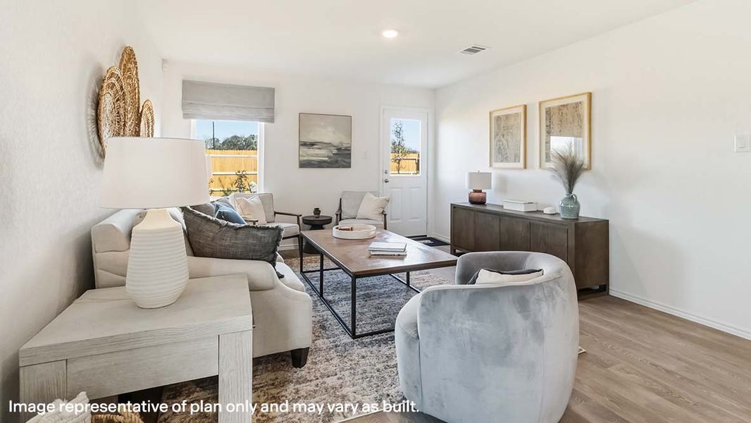 Furnished interior view inside a new home in Hickory Ridge, Elmendorf (Image 5).