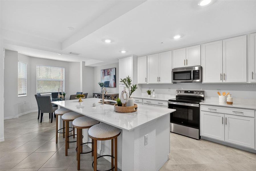 Furnished interior view inside a new home in Heritage Landing, Punta Gorda (Image 14).