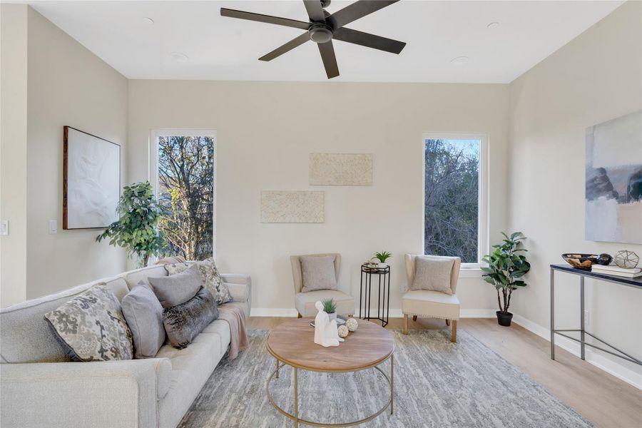 Furnished interior view inside a new home in , Austin (Image 7).