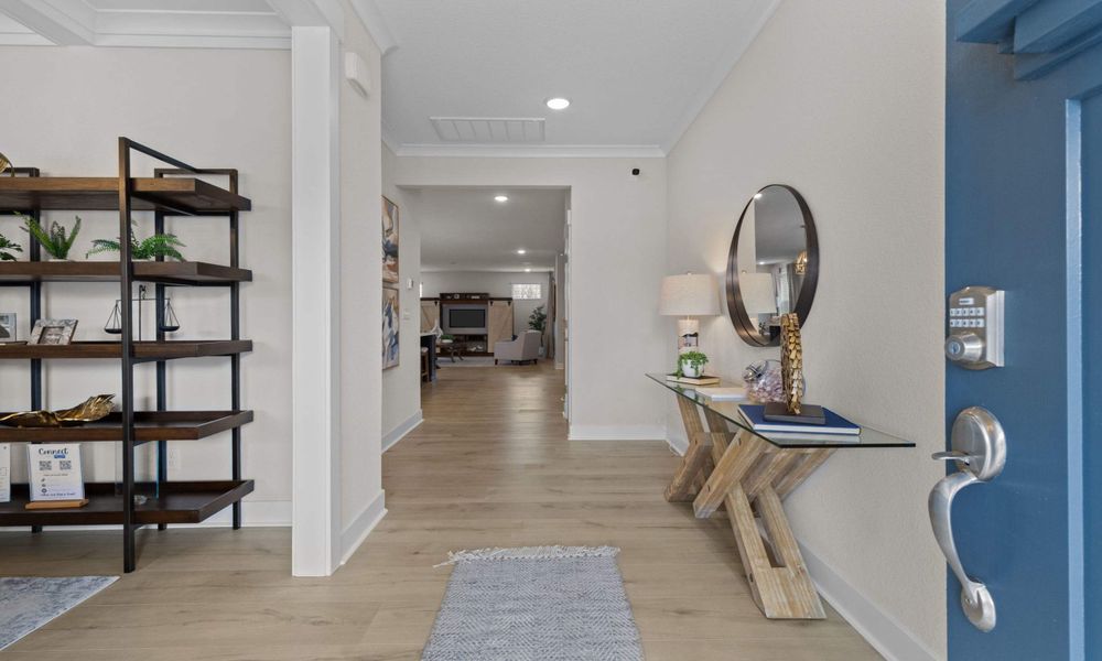 Representative furnished interior of a home built from the The Mangrove by Chesapeake Homes in Bridgewater - Shorehaven Village, Little River (Image 17).