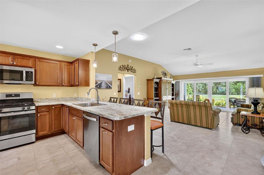 Furnished interior view inside a new home in , The Villages (Image 4).