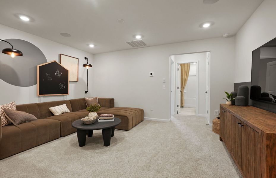 Representative furnished interior of a home built from the Bedrock by Pulte Homes in The Retreat at Carolina Ridge, Harrisburg (Image 63).