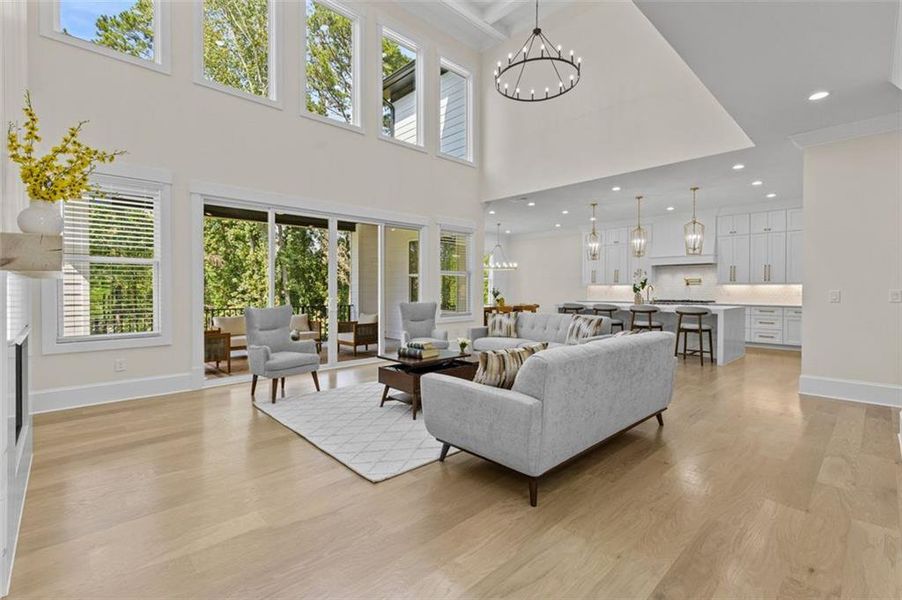 Furnished interior view inside a new home in , Winder (Image 59).