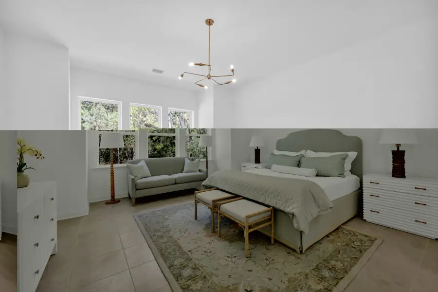 Representative furnished interior of a home built from the Eliza by Riverside Homes in Sagebrush at EverRange, Jacksonville (Image 43).