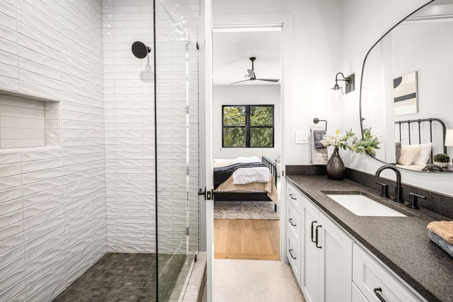 Furnished interior view inside a new home in , New Braunfels (Image 7). Furnished interior view inside a new home in , New Braunfels (Image 7).