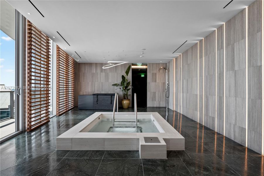 Furnished interior view inside a new home in , Miami (Image 9).