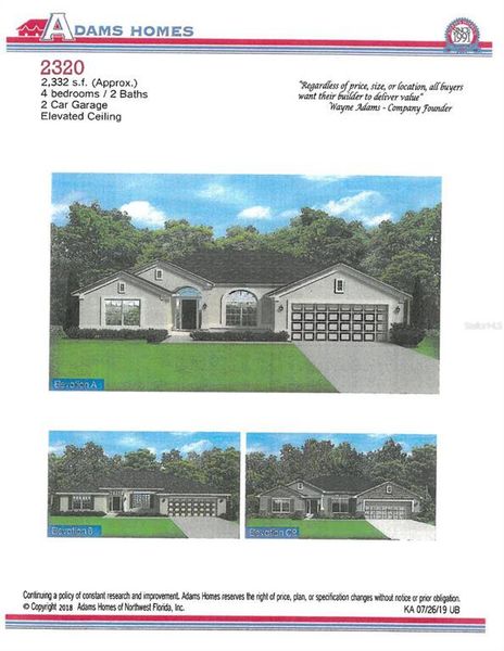 Front exterior of a new home in North Port, North Port, FL, highlighting curb appeal (Image 1).