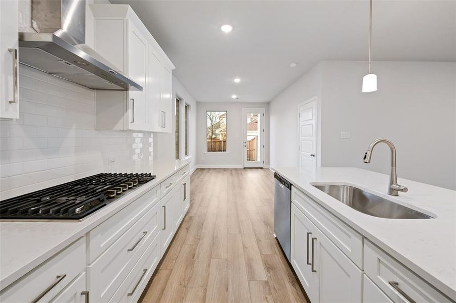 Furnished interior view inside a new home in Arbors at Legacy Hills, Celina (Image 6). Furnished interior view inside a new home in Arbors at Legacy Hills, Celina (Image 6).