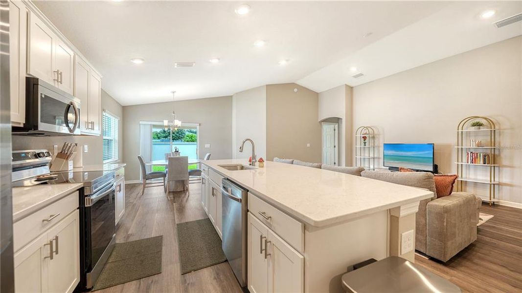 Furnished interior view inside a new home in , Palmetto (Image 11).