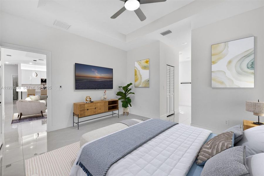 Furnished interior view inside a new home in , Lehigh Acres (Image 11).