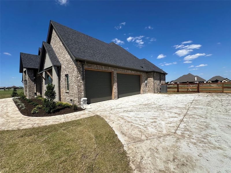 Exterior details and patio area of a home in , Dish (Image 3).