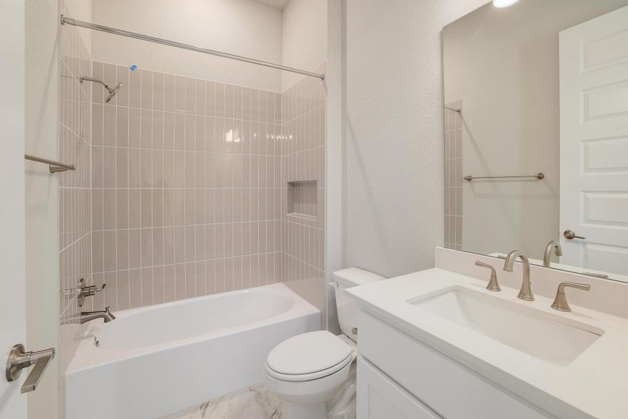 Furnished interior view inside a new home in Santa Rita Ranch, Liberty Hill (Image 14).
