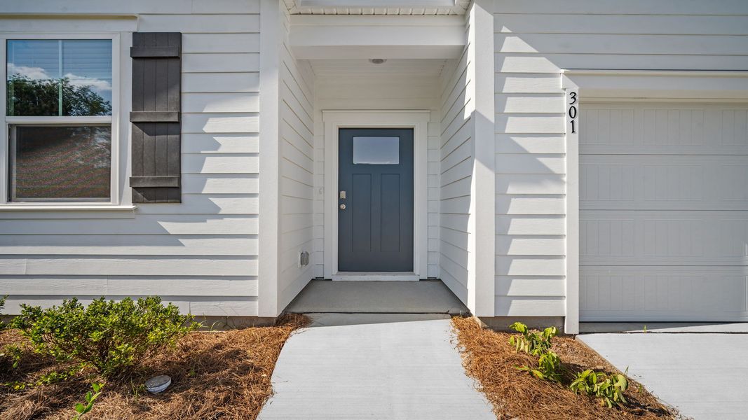 Exterior details and patio area of a home in Fernhill Farms, Statesboro (Image 3). Exterior details and patio area of a home in Fernhill Farms, Statesboro (Image 3).