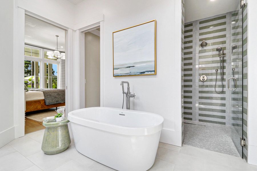 Furnished interior view inside a new home in , Bluffton (Image 13).