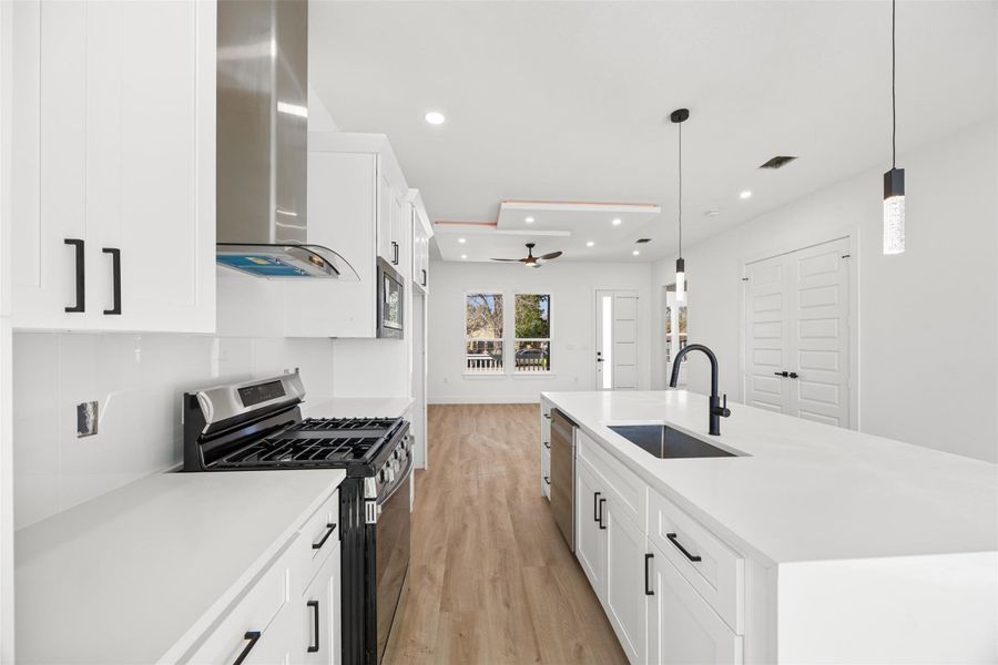 Furnished interior view inside a new home in , Richmond (Image 19).