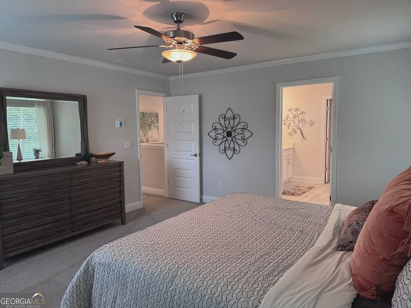 Furnished interior view inside a new home in Magnolia Villas, Cornelia (Image 19).