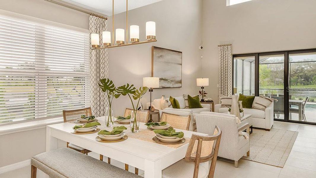 Furnished interior view inside a new home in Westview, Poinciana (Image 8).
