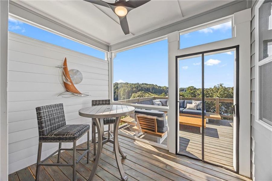 Furnished interior view inside a new home in The Cottages Of Lake Lanier, Gainesville (Image 36).