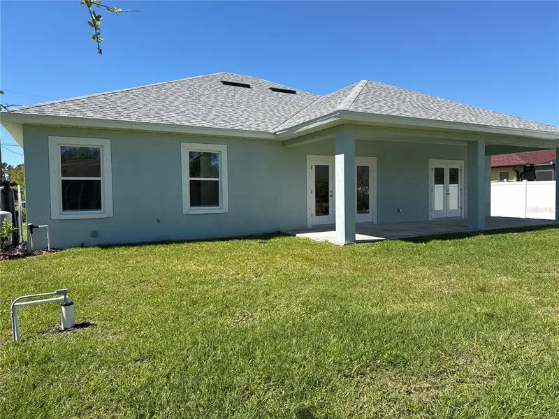 Exterior details and patio area of a home in , North Port (Image 2). Exterior details and patio area of a home in , North Port (Image 2).
