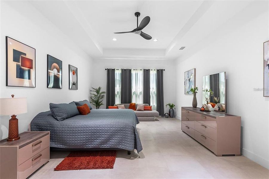 Furnished interior view inside a new home in , Kissimmee (Image 21).