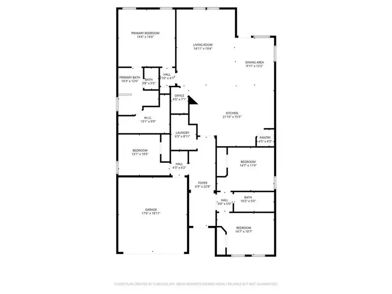 2D floor plan layout of this home in , Fort Worth, TX (Image 5).